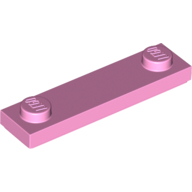 Plate 1X4, W/ 2 Knobs, No. 2 - Light Purple
