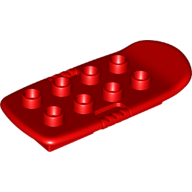 Board 3X6 - Bright Red
