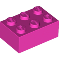 Brick 2X3 - Bright Purple