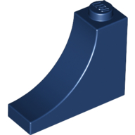 Brick 1X3X2 W. Inside Bow - Earth Blue
