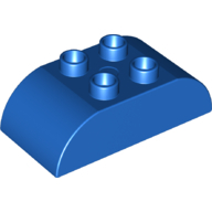 Brick 2X4 W. Bows - Bright Blue