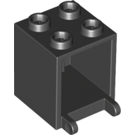 Mailbox, Casing 2X2X2 - Black