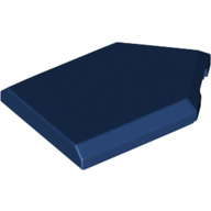 Flat Tile 2X3 W/ Angle - Earth Blue