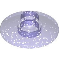 Parabolic Element Minuscule16 - Transparent Bright Blue/Violet With Glitter