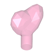 Heart W/ Minuscule3,2 Shaft - Transparent Medium Reddish Violet