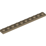 Plate 1X10 - Sand Yellow