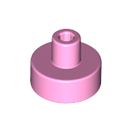 Plate 1X1, W/ 3.2 Shaft And 1.5 Hole - Light Purple
