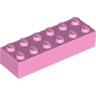 Brick 2X6 - Light Purple