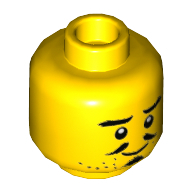 Mini Head, No. 2629 - Bright Yellow