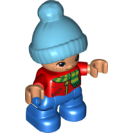 Child Figure, No. 17 - Bright Red