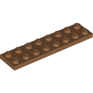 Plate 2X8 - Medium Nougat