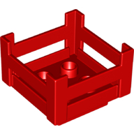 Duplo Transport Box - Bright Red