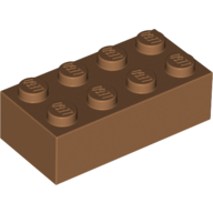 Brick 2X4 - Medium Nougat