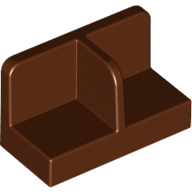 Foot, Plate - Reddish Brown