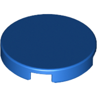 Flat Tile 2X2, Round - Bright Blue