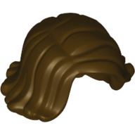 Mini Figure, Wig, No. 97 - Dark Brown