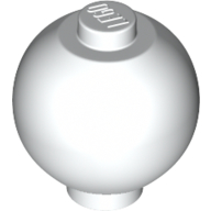 Double Sphere 2X2X1 2/3, W/ Knob - White