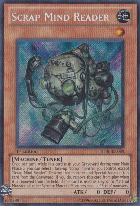 Scrap Mind Reader - STBL-EN084 - Secret Rare - 1st Edition