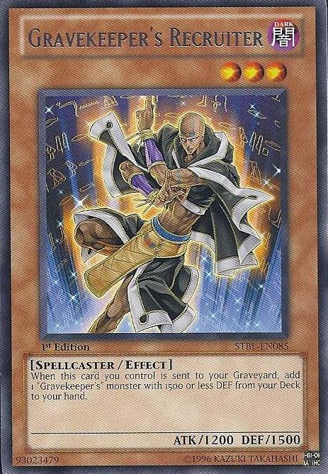 Gravekeepers Recruiter - STBL-EN085 - Rare - 1st Edition