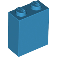 Brick 1X2X2 - Dark Azur