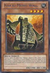 Koa'ki Meiru Wall - STBL-EN087 - Rare - 1st Edition