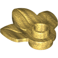 Plant, W/ Plate 1X1, No. 1 - Warm Gold