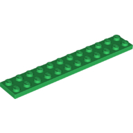 Plate 2X12 - Dark Green