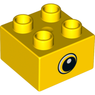 Brick 2X2, No. 113 - Bright Yellow