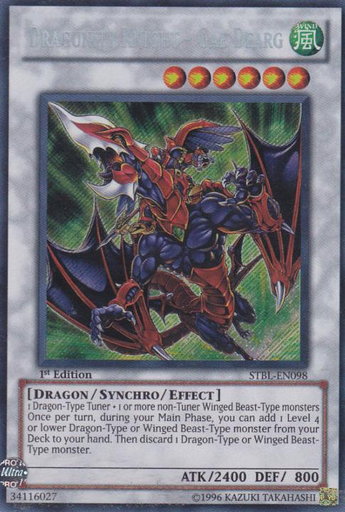 Dragunity Knight - Gae Dearg - STBL-EN098 - Secret Rare - 1ere edition // Starstrike Blast - STBL