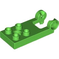 Plate 2X3 W. B And Rotation Con. - Bright Green