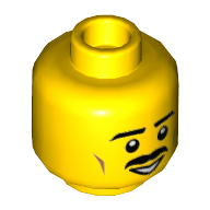 Mini Head, No. 2463 - Bright Yellow