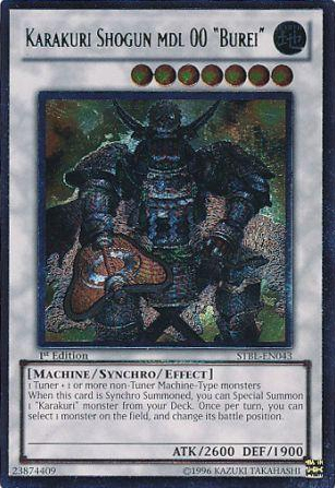 Karakuri Shogun mdl 00 Burei - STBL-EN043 - Ultimate Rare - 1st Edition