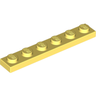 Plate 1X6 - Cool Yellow