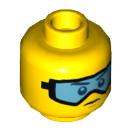 Mini Head, No. 2439 - Bright Yellow