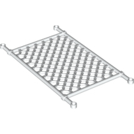 Lattice 8X14, W/ 3.2 Shaft, W/ 3.2 Hole - White