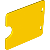 Insert 3X4, W/ Cut Out, No. 1 - Bright Yellow