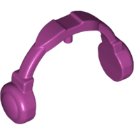 Mini Head Phone, W/ 1.5 Shaft - Bright Reddish Violet