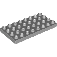 Duplo Plate 4X8 - Medium Stone Grey