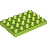 Plate 4X6 - Bright Yellowish Green