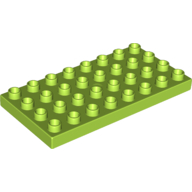 Duplo Plate 4X8 - Bright Yellowish Green