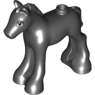 Foal, W/ Hole, Dia. 1.5, No. 4 - Black