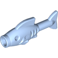 Fish W. Knob - Light Royal Blue