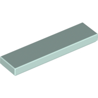 Flat Tile 1X4 - Aqua
