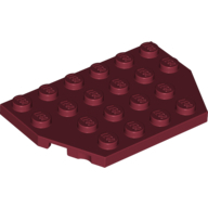 Plate 4X6 26 Degrees - Dark Red