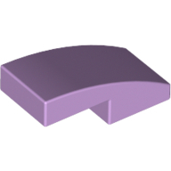 Plate W. Bow 1X2X2/3 - Lavender