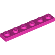 Plate 1X6 - Bright Purple