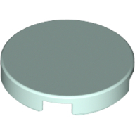 Flat Tile 2X2, Round - Aqua
