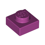 Plate 1X1 - Bright Reddish Violet