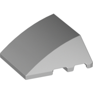 Brick 4X3 W. Bow/Angle - Medium Stone Grey