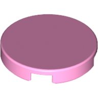 Flat Tile 2X2, Round - Light Purple